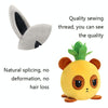 2 PCS Cute Plush Flip Toy Double-Sided Doll(Blue Ear Rabbit)