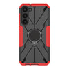 For Samsung Galaxy S23+ 5G Armor Bear Shockproof PC + TPU Phone Case with Ring(Red)