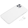 iPhone 11 Pro Max Back Cover (White) - iP13 Pro Max Style