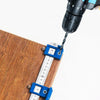 Woodworking Aid Tool Handle Punch Locator Cabinet Door Hole Opener Blue Plastic HD