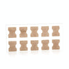 10 PCS Glue-free Orthopedic Nail Stick Toe Nail Groove Inlay Corrector(White Bottom)