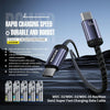 WK WDC-33 Raython Gen2 1m PD35W Type-C to 8 Pin Fast Charging Data Cable(Black)