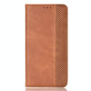 For ASUS Zenfone 10 / 9 Magnetic Buckle Retro Texture Leather Phone Case(Brown)