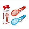 BODE Left and Right Small Handle Tennis Racket NS Game Grip Sports Game Handle TNS1843 for Switch(Red and blue)