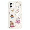 For iPhone 11 Skin Feeling Jelly TPU Hybrid PC Phone Case(Star Shine Small Object White)