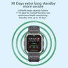 KR06 Waterproof Pedometer Sport Smart Watch, Support Heart Rate / Blood Pressure Monitoring / BT Calling(Black)