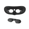 For DJI Goggles 2 Foam Padding Sponge Eye Pad Mask With Lens Cover Black
