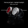 2 PCS HJ-03050LM COB Lamp Bead USB Charging Four-speed Dimming Waterproof Bicycle Headlight + Taillight Set