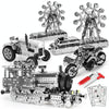 Music Ferris Wheel High Difficulty Building Block Adults Handmade Assembly Power Strip Linkage Mechanical Toy Metal Assembly Model