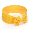 Cute Bowknot Infant Baby Girl Hairband Headwear Headbands(Yellow#22)