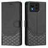 For Asus Zenfone 11 Ultra Honeycomb Embossing RFID Leather Phone Case(Black)