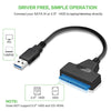 Professional SATA to USB 3.0 Cable Adapter 2.5 inch SSD Hard Drive Expanding Connector