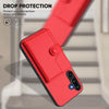 For Samsung Galaxy M16 5G / F16 5G Button Card Bag RFID Anti-theft Phone Case(Red)