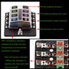 1 in 8 Out Fuse Box PC Terminal Block Fuse Holder Kits with LED Warning Indicator for Auto Car Truck Boat