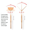 Stainless Steel Rotating Extension Eyelash Inspection Mirror, Style: Square (Black)