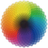 Round Puzzle Cartoon Plane Puzzle Jigsaw Toy 1000 PCS(Rainbow)