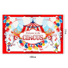 Animal Amusement Park Carnival Theme Background Banner Pull Flag Circus Background Decorative Cloth(W23020202)