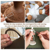 11 PCS/Set Pottery Wooden Rod Carving Scraper Clay Aid