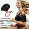 YOBAN Cycling Running Outdoor Sports Arm Bag Waterproof Oxford Cloth Reflective Fitness Wrist Bag(Black)