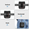 HAWEEL Flip Phone Nylon Cloth Belt Clip Carrying Pouch Bag (Black)