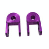 1pair Motorcycle Electric Vehicle Modification Accessories Small CNC Aluminum Alloy Shock Absorption Increaser(Purple)