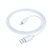 Borofone BX112 Lemon 2.4A USB to 8 Pin Data Cable, Length: 1m(White)
