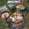 1pcs 304 Stainless Steel Outdoor Barbecue Chicken Wing Fork Grill BBQ Grill Tools