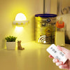 UFO Remote Control USB Charging Night Light Bedside Smart Sensor LED Atmosphere Light(Yellow)