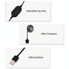 12V/24V High Wind Cooling USB Car Cup Holder Single Head Fan(R-8050)