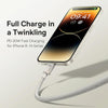 Baseus Titanium Alloy Series 20W USB-C / Type-C to 8 Pin Fast Charging Cable, Length:1m(Gold)