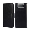 For Asus Zenfone 8 Flip Crystal Texture Leather Phone Case(Black)