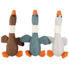 Bite-Resistant Goose Dog Toy - Blue - Plush Squeaky Toy for Dogs