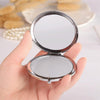 Handmade DIY Diamond Folding Mini Double Sided Makeup Mirror Love Shape