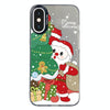 For iPhone X / XS Christmas Series PC Full Coverage Pattern Phone Case(CK058 Black)