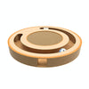 Cat Scratching Board, Orange Round, 340mm, with Bell Ball