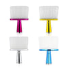 P6424 Hairdresser Sweeping Hair Brushes Hairdressing Nylon Soft Cleaning Brushes Home Hair Salons Shaving Broken Hair Brushes(Gold)