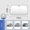 Car Front Windshield Heat Insulation Sun Protection Visor, Specification: Front Block 145x80cm
