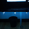 0.3W LED Mini Pull Cord Light Bulb Bedside Night Light(White)