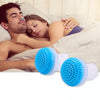 2 PCS 2 in 1 ABS Silicone Anti Snoring Air Purifier(Blue)