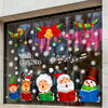 Christmas Old Man Snowflake Window Decoration Stickers(92074)