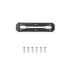 Canoe Paddle Fishing Rod Holder Rail Bracket Kayak Accessories, Specification: 6 Inch Rail