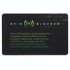 100 RFID Blocking Cards - Credit Card Protector - Wallet Security