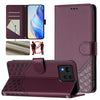For Asus Zenfone 11 Ultra Honeycomb Embossing RFID Leather Phone Case(Violet)