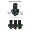 LX1 Motorcycle Half Helmet Waterproof Wireless 5.3 Bluetooth Headset, Version: English(Classic Green)