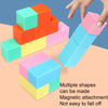 ARTCOLOR 20pcs /Pack 2cm Cube Magnetic Teaching Aids Cube Toys For Elementary School Students