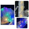 Christmas Ornament Double Light Board Yarn Ribbon String Lights, Specification: 20m(Silver Color Light)