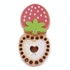 Strawberry Preserved Baby Teeth Wooden Preservation Box(English Stickers)