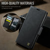 For iPhone 11 Pro AutSpace A11 Side Buckle MagSafe Magnetic RFID Phone Leather Case(Black)