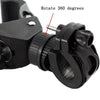 3 PCS Bicycle 360 Degree Rotating Lamp Holder Lamp Clip(Black)
