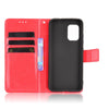 For Asus Zenfone 8 ZS590KS Crazy Horse Texture Horizontal Flip Leather Case with Holder & Card Slots & Lanyard(Red)